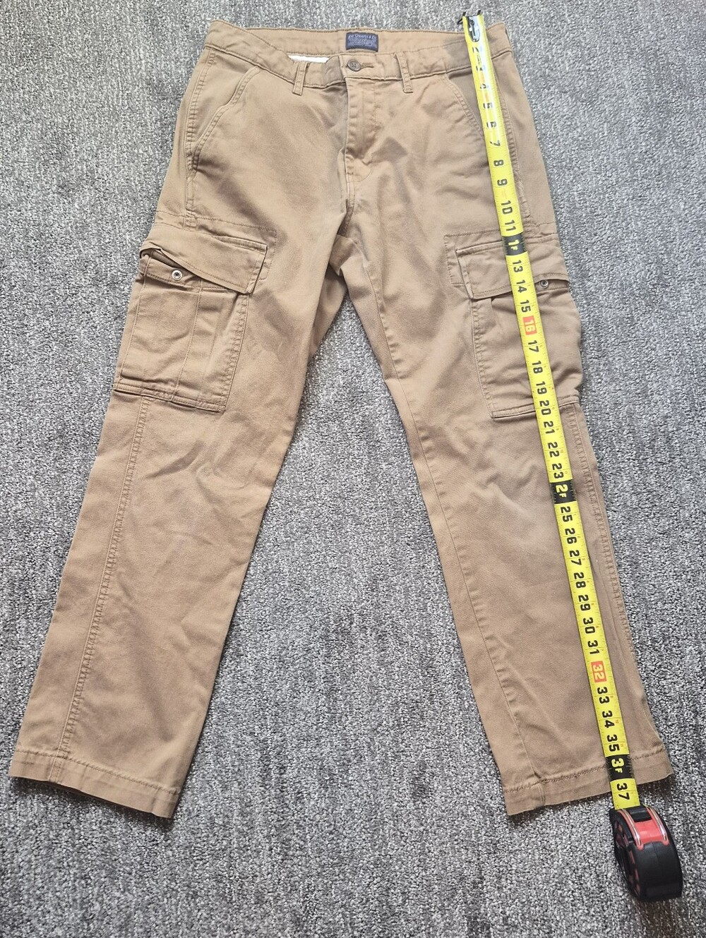 Men's Brown Cargo Pants - Durable Workwear